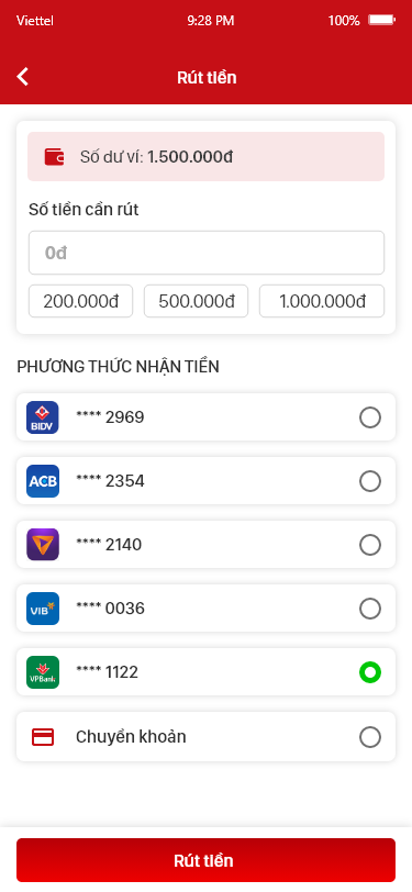 App tài chính
